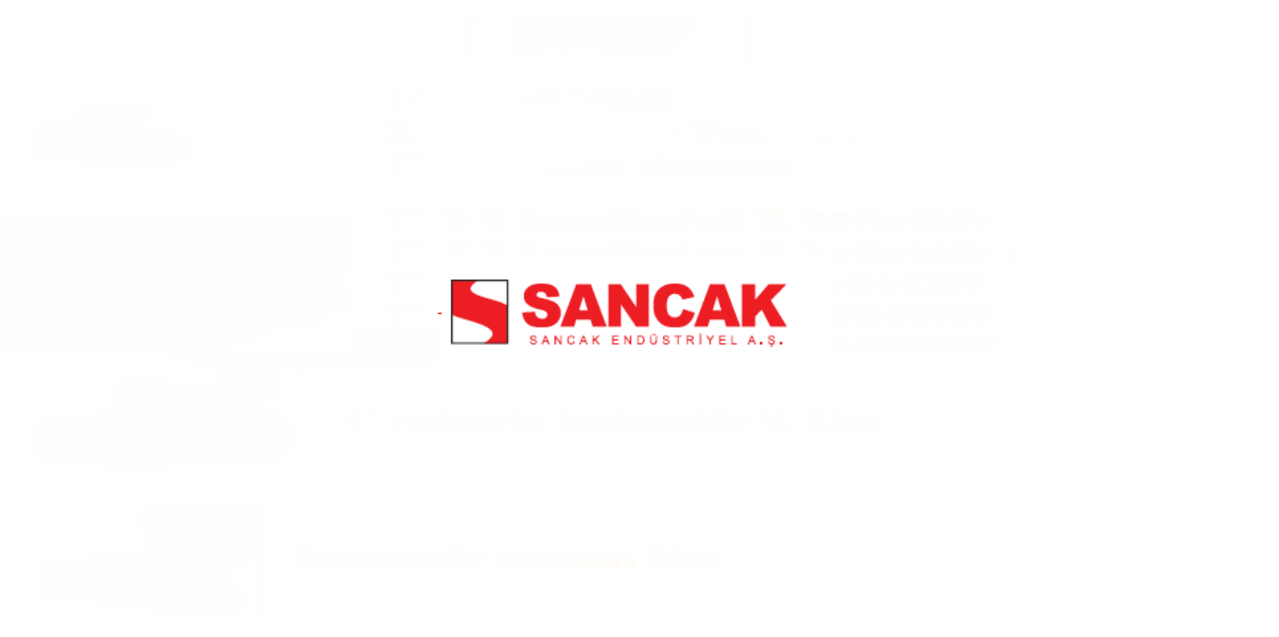 Sancak Fiyat Listesi